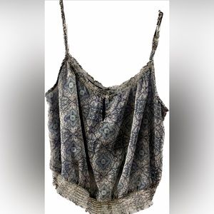 American Eagle Outfitters, Summer Flowy Boho Crop Top, size Medium!